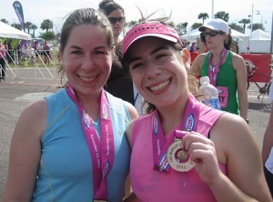 Squinting & feeling accomplished after completing 13.1